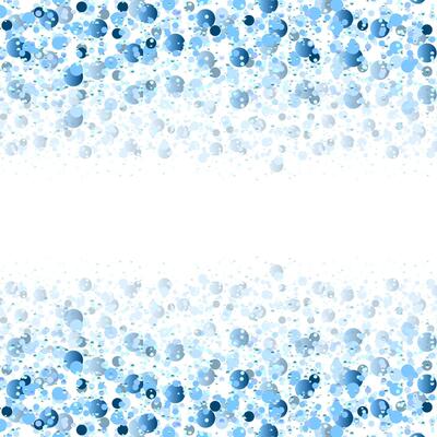 Blue circle particles festive abstract background