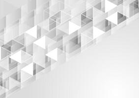 Grey geometric polygonal pixelated background vector