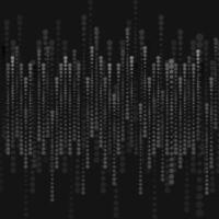 Abstract black halftone circles background vector