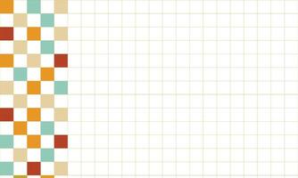 Grid paper wireframe pattern textured background. Used for notes graph documents business and education.Graph, drafting paper regular square lines grid, mesh pattern. vector