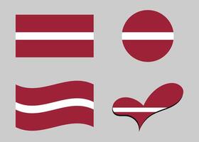 Flag of Latvia vector