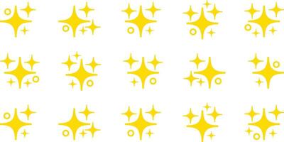 Set of sparkle star icons. Abstract sparkle icon, shine icon shape illustration. Sparkles design vector