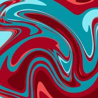 A red and blue abstract background with swirled shapes vector