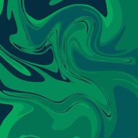 A green and blue abstract background with swirls vector