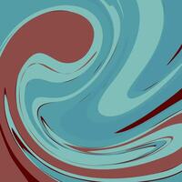 A blue and red swirl background with a red swirl vector