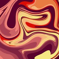 Abstract swirl background with orange, yellow and red colors vector