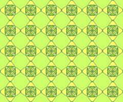 A green and yellow geometric pattern vector