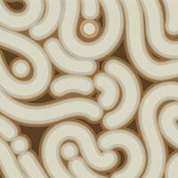 A brown and white pattern with swirls vector