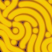 A yellow and black abstract pattern vector