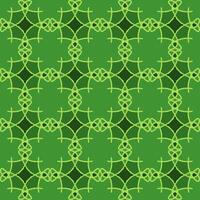 A green background with a pattern of crosses vector