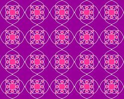 A purple and pink background with a pattern of circles vector