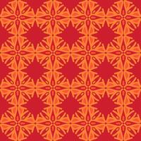 An orange and red geometric pattern vector