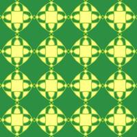 A green and yellow pattern with squares vector