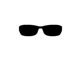 Sun Eye Glasses Silhouette, Front View, Flat Style, can use for Pictogram, Logo Gram, Apps, Art Illustration, Template for Avatar Profile Image, Website, or Graphic Design Element vector