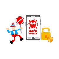 How to protect your phone from hackers vector