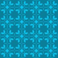 A blue background with a pattern of circles vector