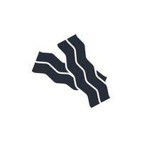 bacon icon. .Editable stroke.linear style sign for use web design,logo.Symbol illustration. vector