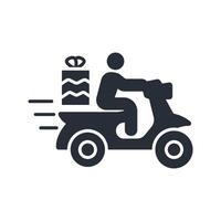 Scooter icon. .Editable stroke.linear style sign for use web design,logo.Symbol illustration. vector