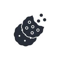 cookie icon. .Editable stroke.linear style sign for use web design,logo.Symbol illustration. vector