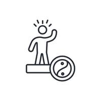 harmony icon. .Editable stroke.linear style sign for use web design,logo.Symbol illustration. vector
