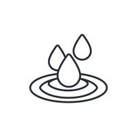 hydration icon. .Editable stroke.linear style sign for use web design,logo.Symbol illustration. vector