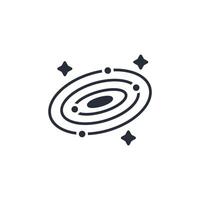 universe icon. .Editable stroke.linear style sign for use web design,logo.Symbol illustration. vector