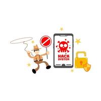 How to protect your phone from hackers vector