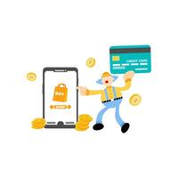 How to use paypal on your website vector