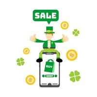 St patrick's day sale vector
