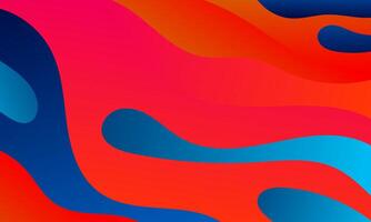 beautiful fluid colorful gradient wave pattern abstract background vector