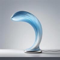 Flowing Water Inspired Desk Lamp photo