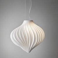 Biomorphic Shell Pendant Light photo