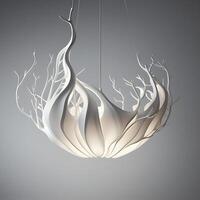 Organic Flowing Branches Pendant Light photo