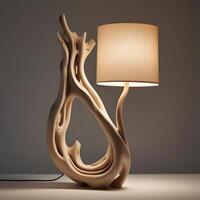Fluid Driftwood Inspired Lamp photo