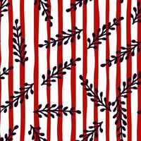 Stylish seamless leaf pattern with a modern twist. vector