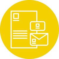Branding Line Multi Circle Icon vector