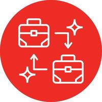 B2B Line Multi Circle Icon vector