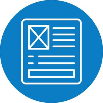 Latent Semantic Index Line Multi Circle Icon vector