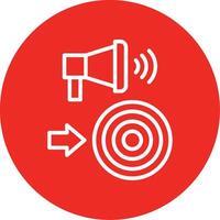 Call To Action Line Multi Circle Icon vector