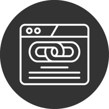 Hyperlink Line Multi Circle Icon vector