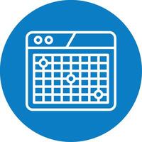 Heatmap Line Multi Circle Icon vector