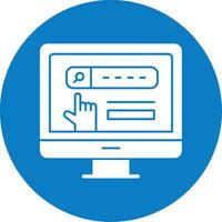 Featured Snippet Glyph Multi Circle Icon vector