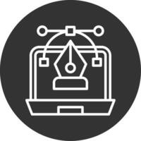 Graphic Designer Line Multi Circle Icon vector