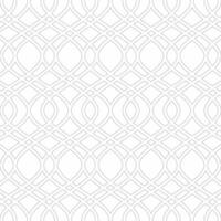Seamless curved pattern with thin crossed lines on a white background. Suitable for graphic design, interior decoration, textiles, prints, etc. vector