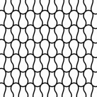 Seamless abstract pattern with interlocking organic shapes on a white background. Suitable for various design projects or decorative elements. vector