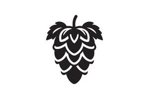 A black and white hop hop icon vector