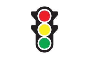 Traffic light icon illustration vector