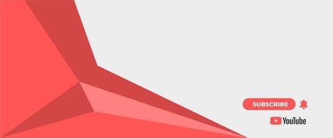 A red and white background with a red triangle vector