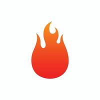 Fire flame icon editable design. Gradient color flame icon, symbol, logo, illustration design. vector
