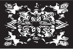 Abstract Black Texture Overlay Monochrome on White Background for Graphic Design and Overlays vector